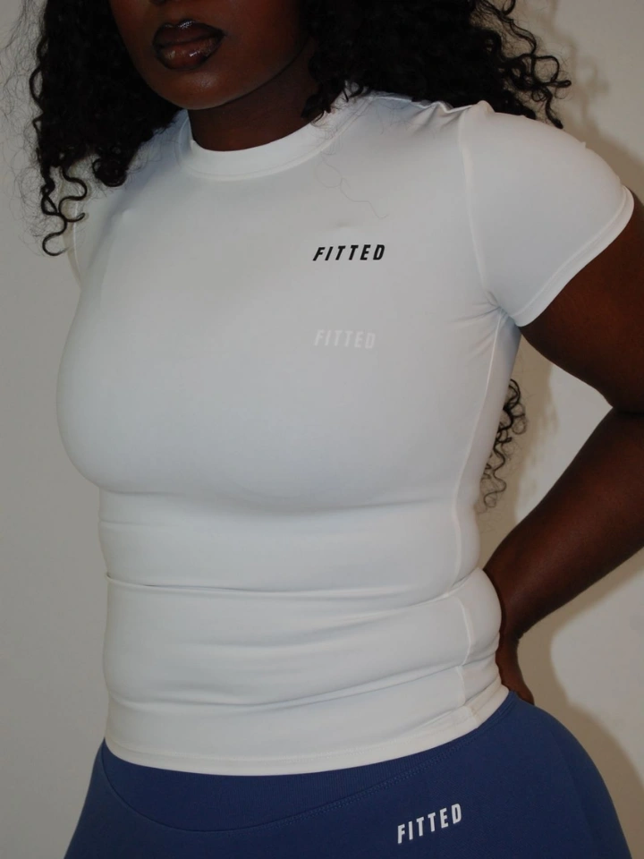 Cloud White Compression Tee