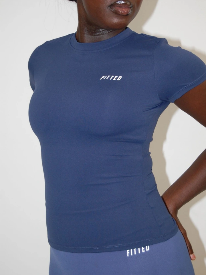 Navy Blue Compression Tee