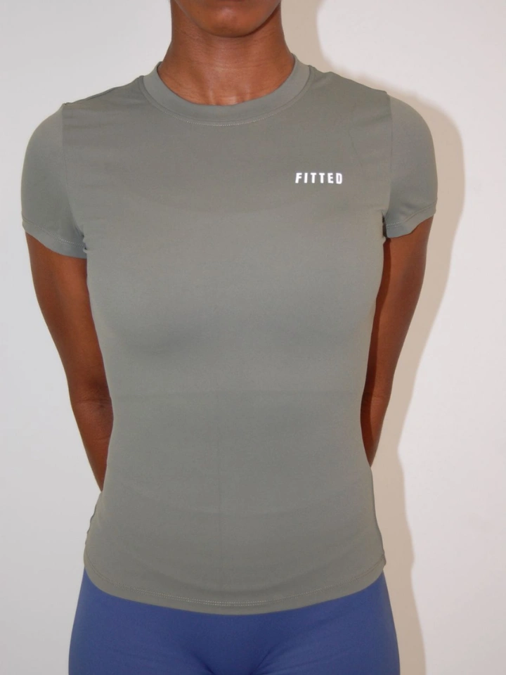 Olive Aura Compression Tee