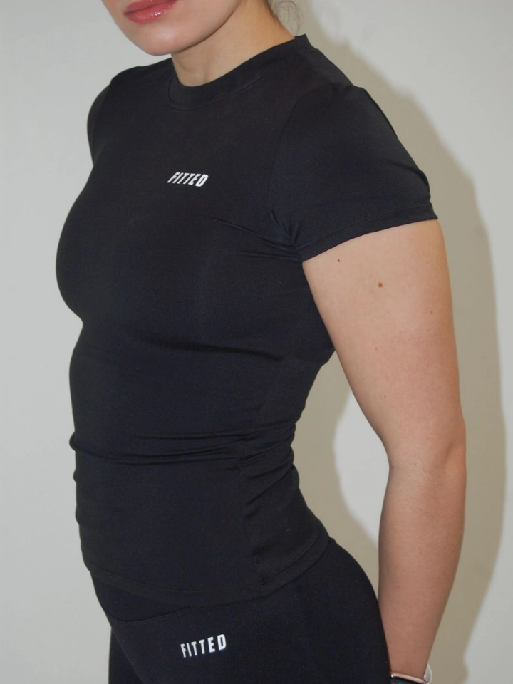 Onyx Black Compression Tee
