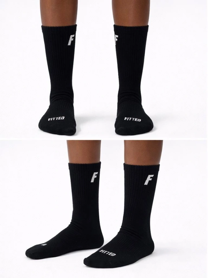 The Fitted Crew Onyx Black