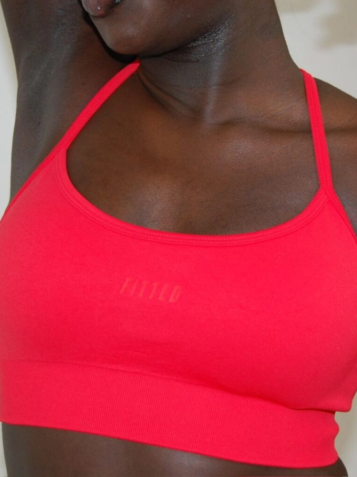 Lava Red Sports Bra